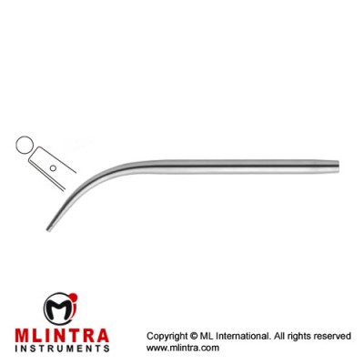 Suction Tube Stainless Steel, 18 cm - 7" Diameter 4.0 mm Ø Suction Tube Stainless Steel, 18 cm - 7" Diameter 4.0 mm Ø